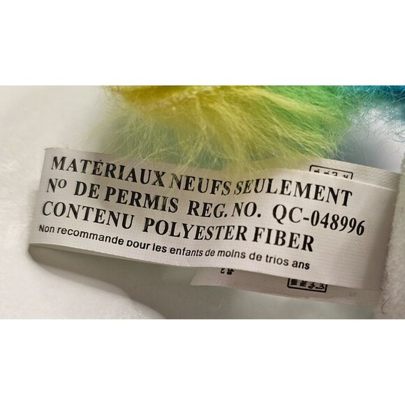 Plush Rainbow Unicorn Pony Stuffed Animal Toy Polyester Fiber 7.5" - Picture 9 of 13